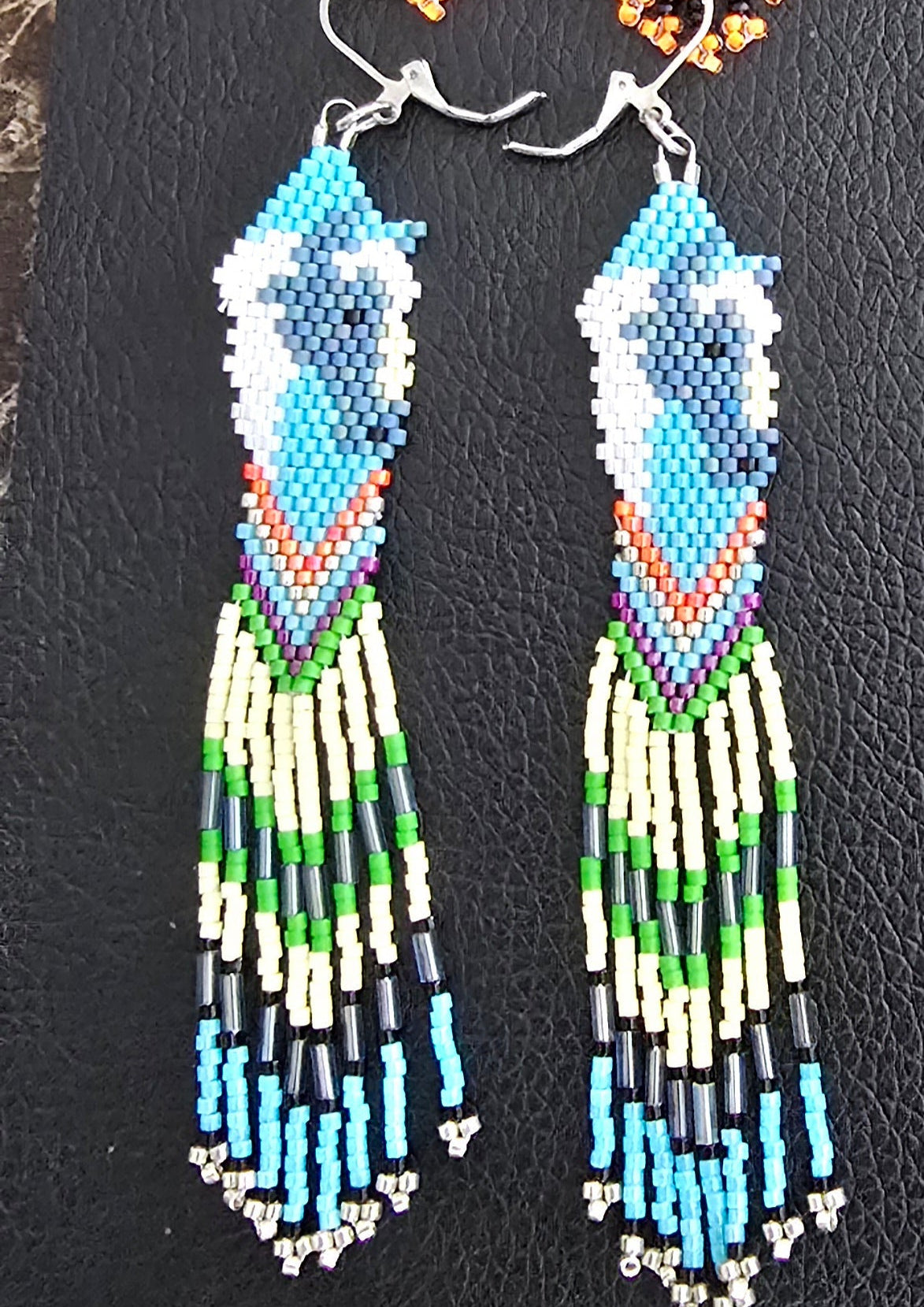 Madeline Desjarlais Horse Fringe Brick Stitch