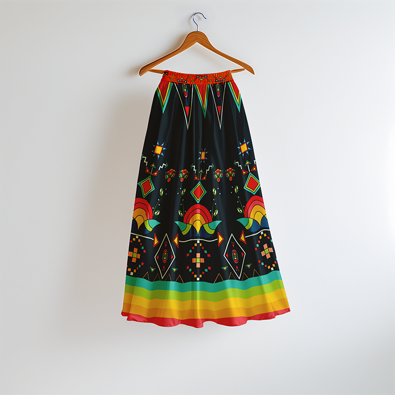 Horizon Blossom Dark Skirt