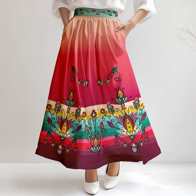 Golden Harvest Bloom Skirt
