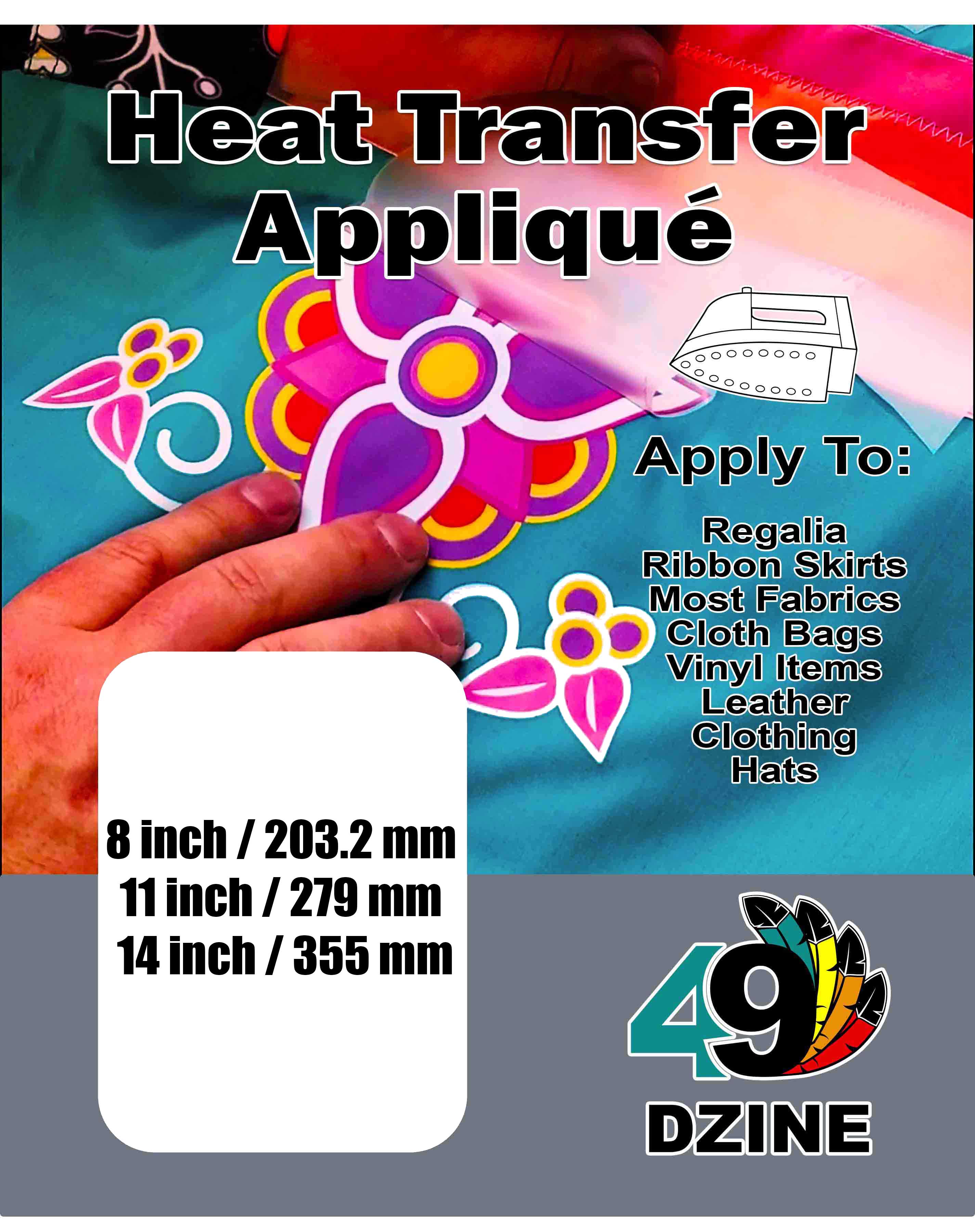 Fancy Dancer 1 with Geometric Design Transfer (Various Sizes)