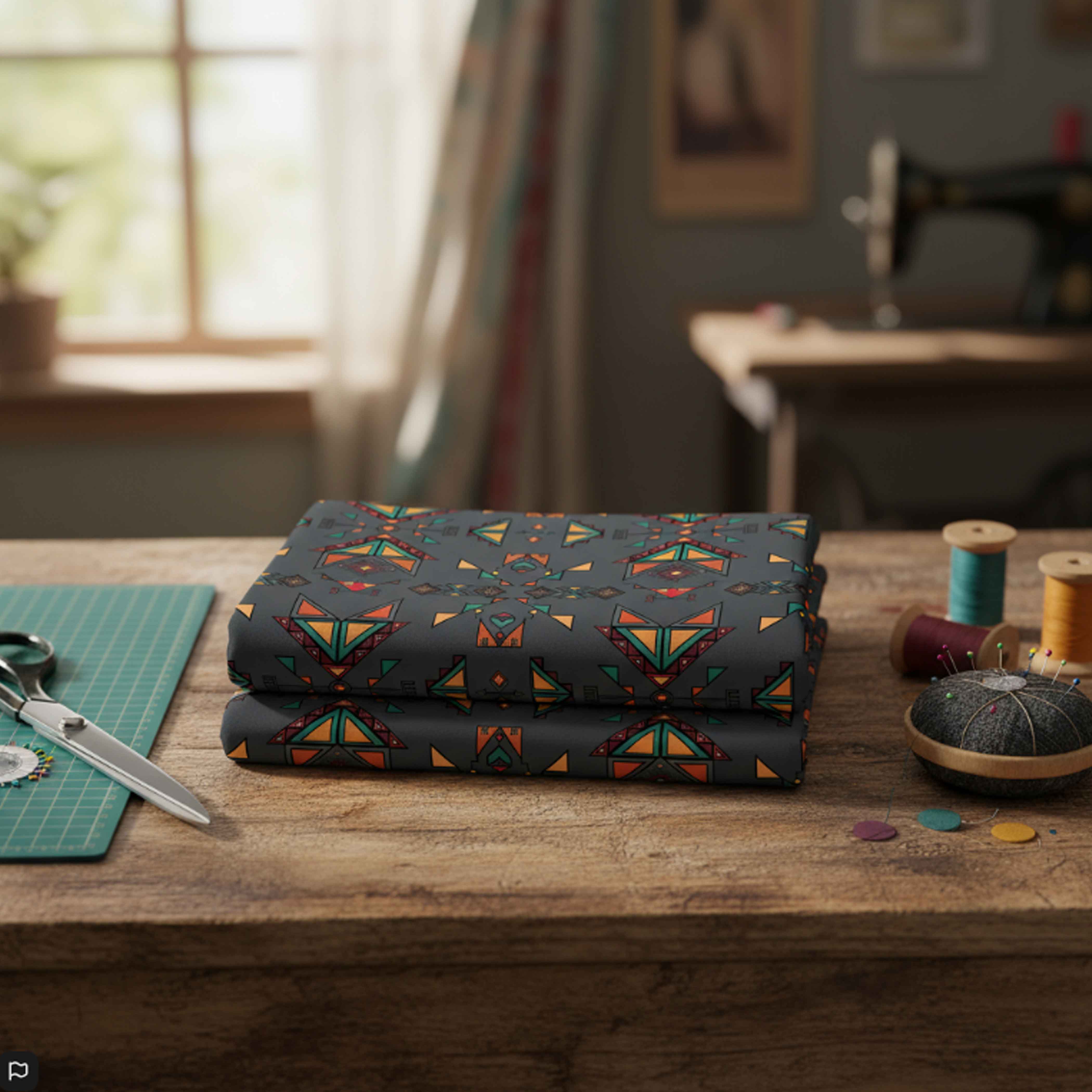 Arrow Dawn Gray Cotton Poplin