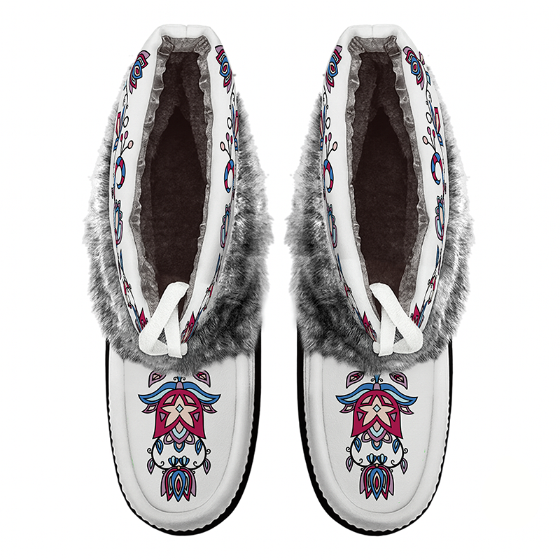 Northern Ember Leather MocLux Ankle with Fur