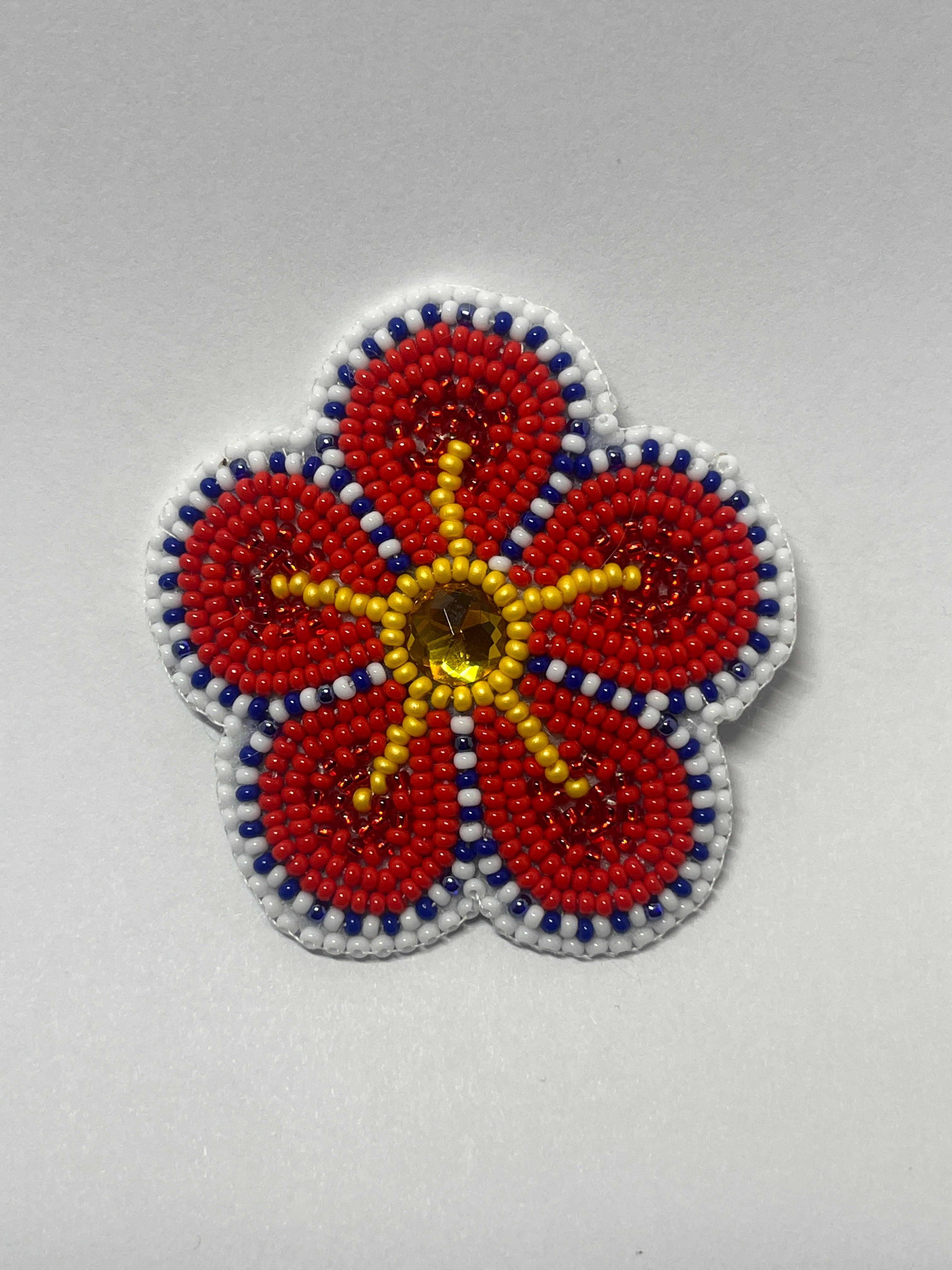 Brandon Swain Novlesky Flower Sash Pin