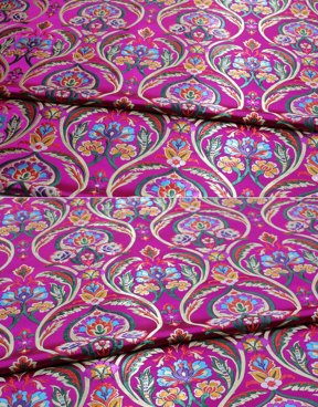 Delicate Damask Berry Jacquard Fabric