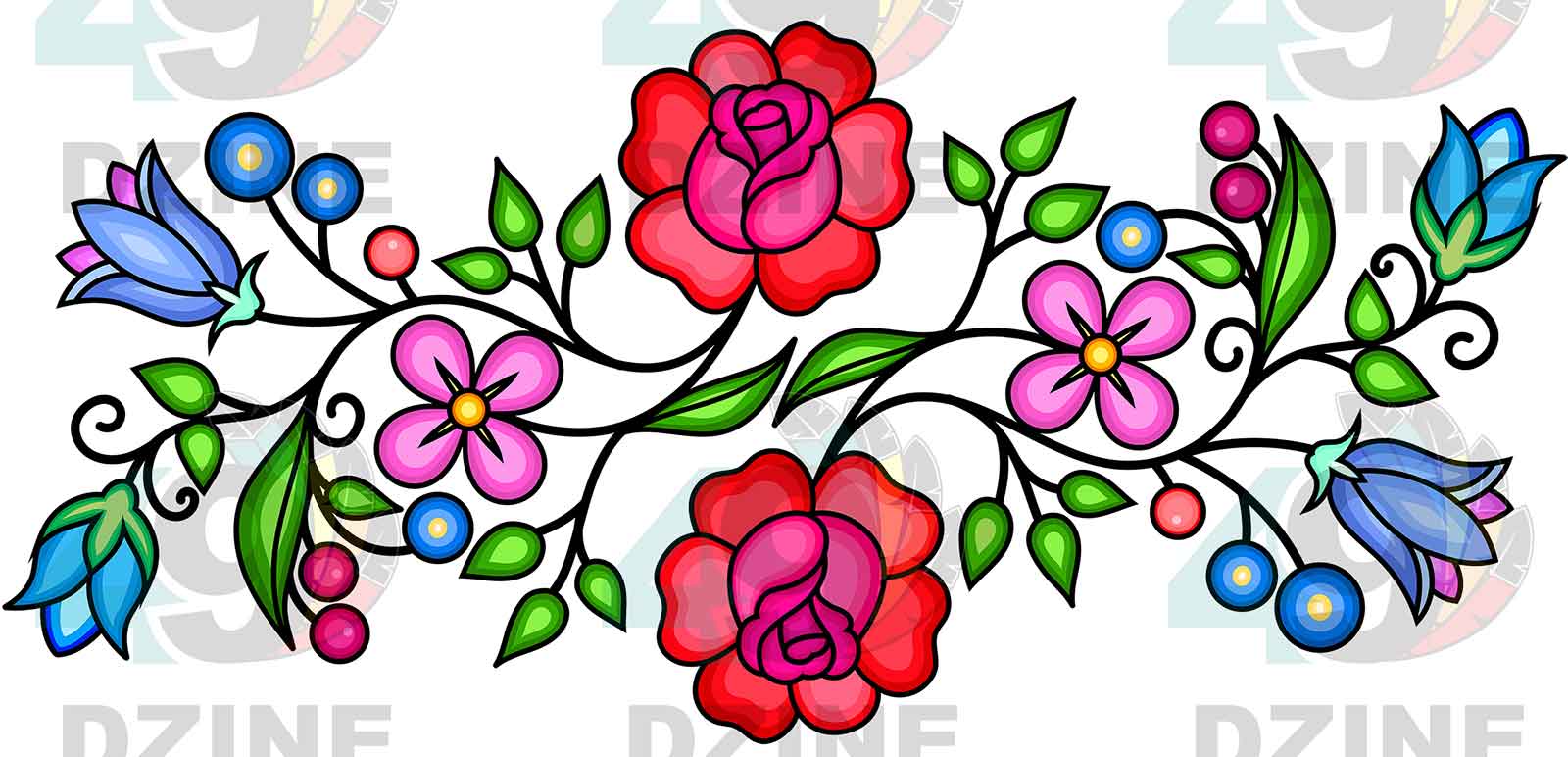 Crimson Bloom Various Sizes