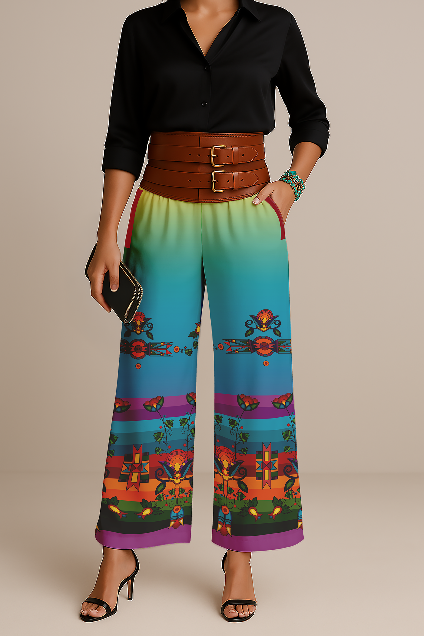 Woodland Floral Pants
