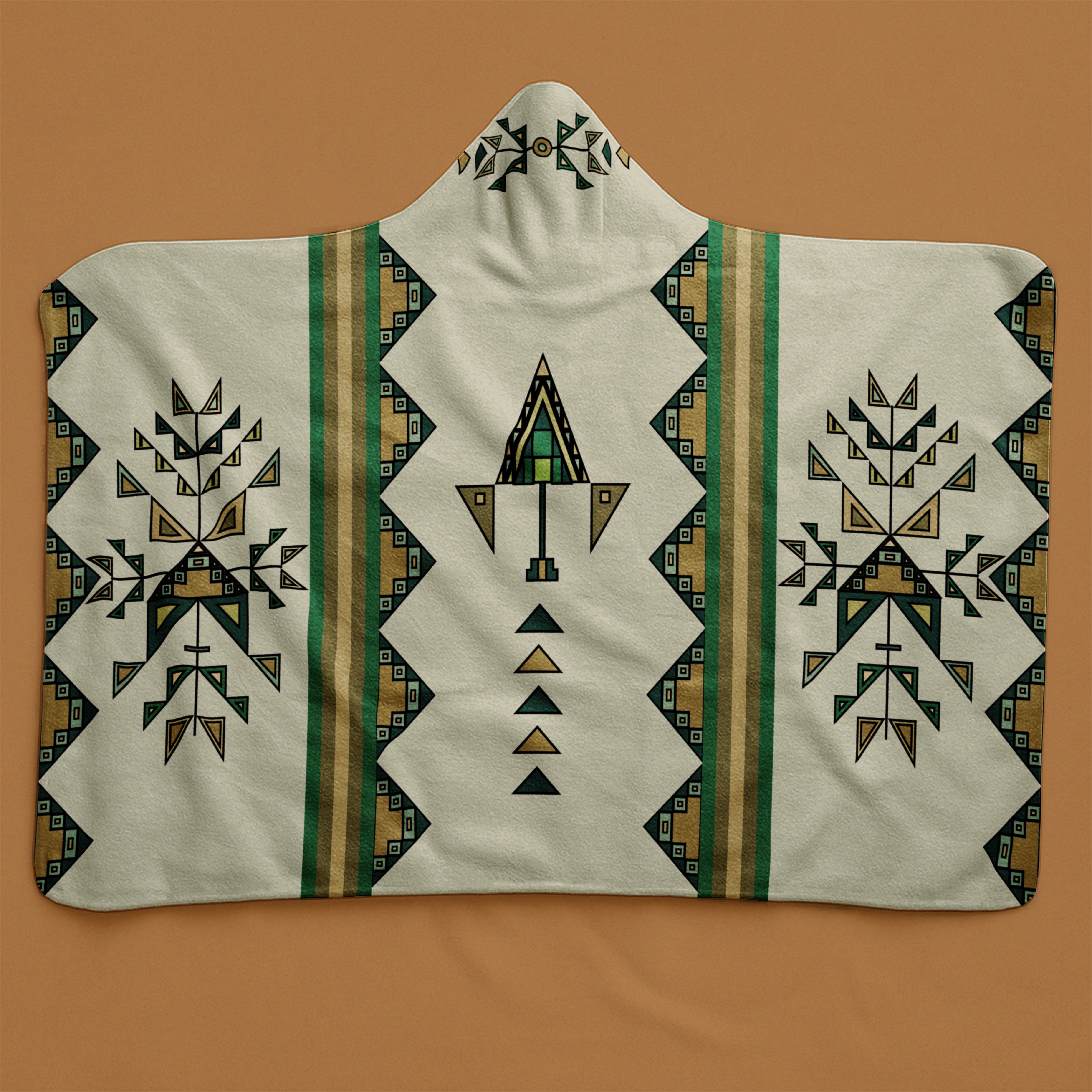 Bear Shield Hooded Blanket