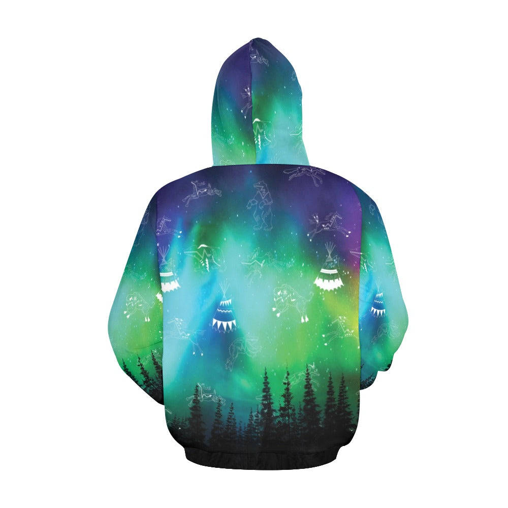 Aurora Medicine Animals Pullover Hoodie