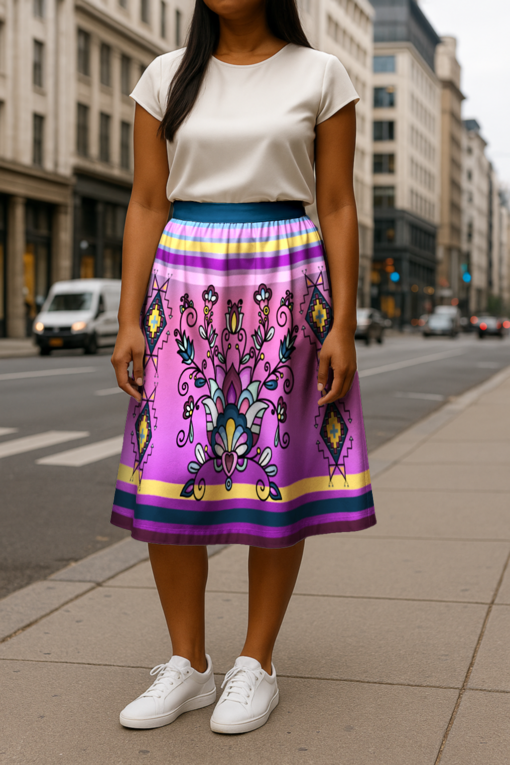 Autumn Bundle Blessing Midi Skirt