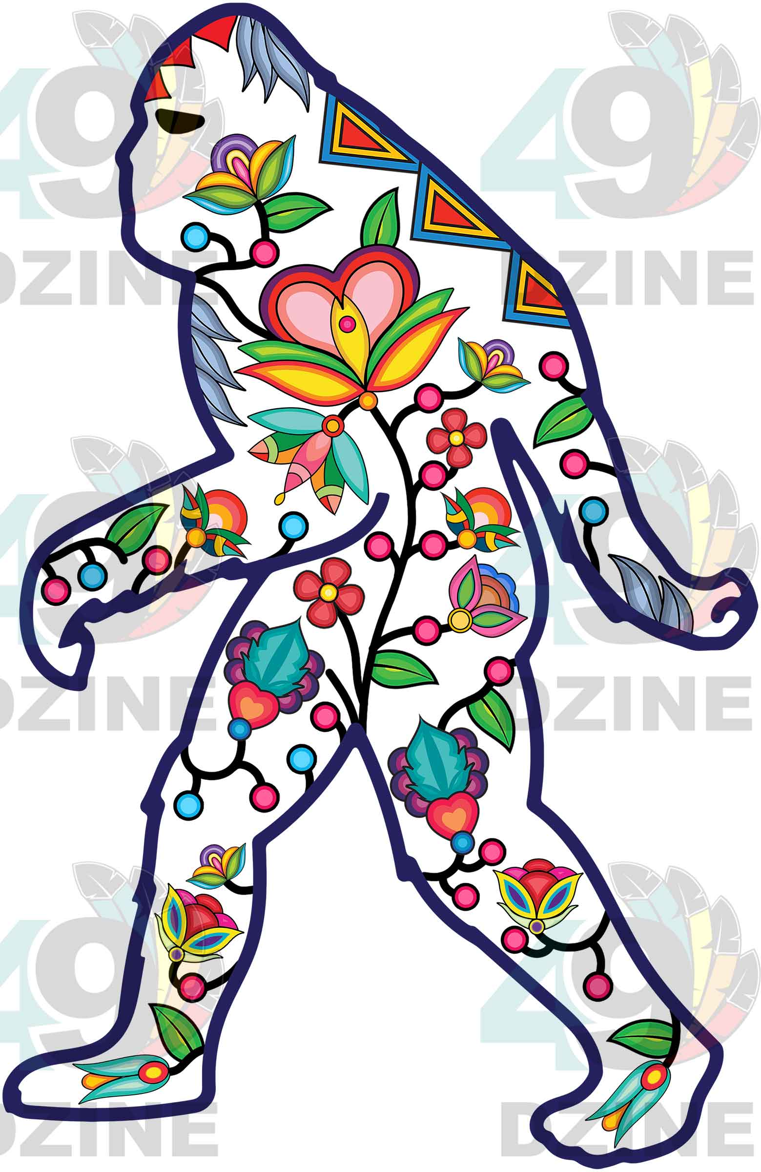 Bigfoot Animal Motif 2 Various Sizes