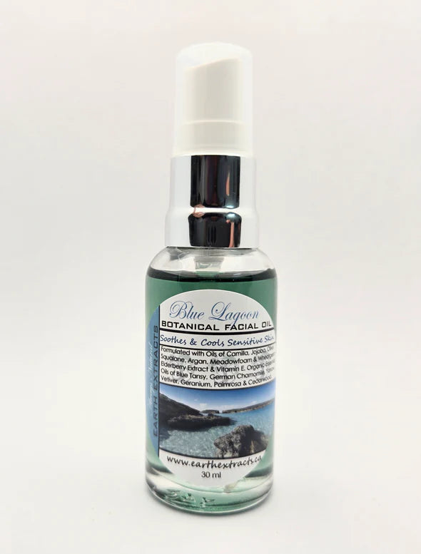 Earth Extracts Blue Lagoon Botanical Facial Oil