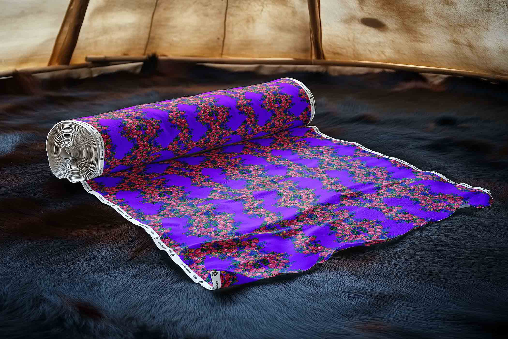 Kokum's Revenge Purple Cotton Poplin