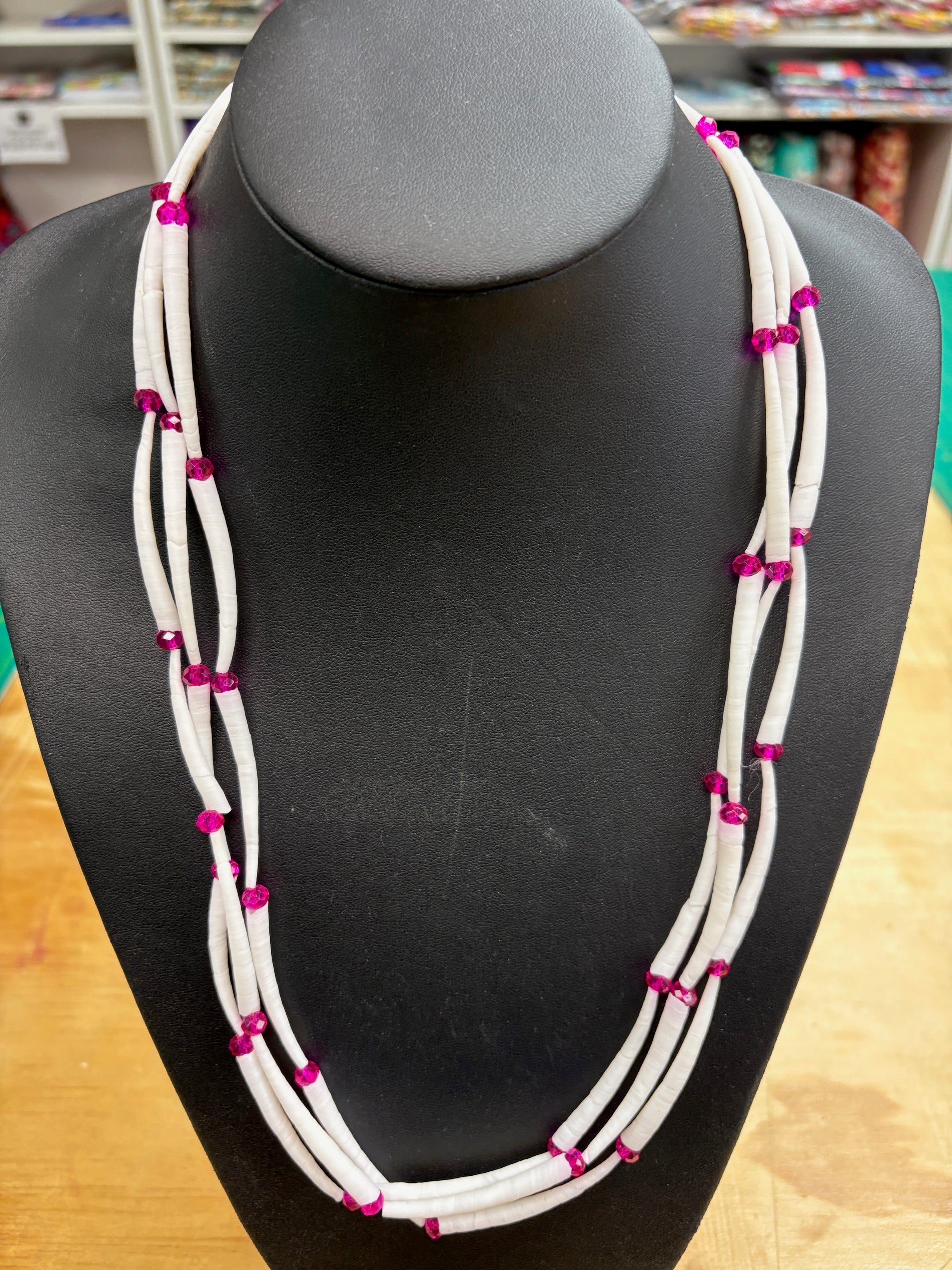 3 Strand Dentallium Necklace