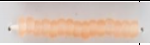 Frosted Color Seed Beads Size 11/0 - Ripe Peach