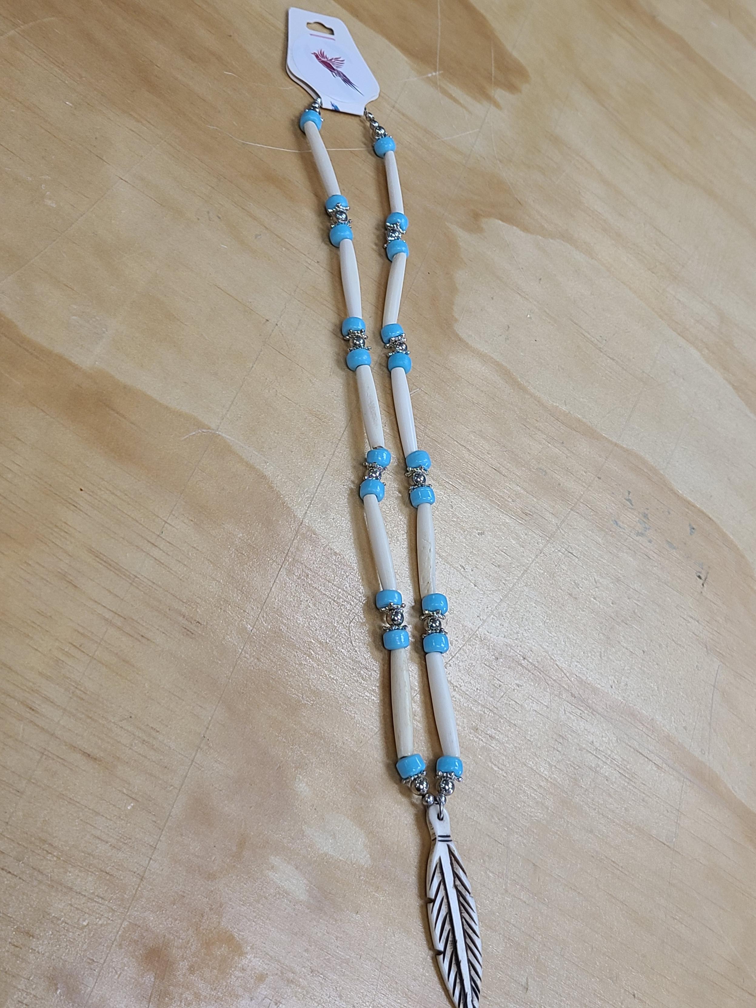 Kida Luttrell Bone Pipe Pendant Necklace