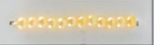 Ceylon Seed Beads Size 11/0 - Tangerine Ceylon